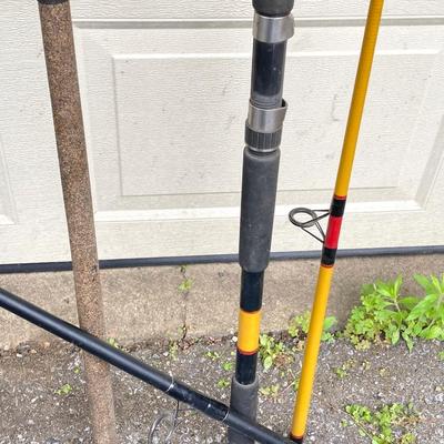 LOT 69: Collection of Fishing Rods - Olympic, Shakespeare Tiger and TICA Graphite
