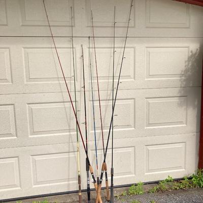 LOT 70: Large Collection of Assorted Sized Fishing Rods - Berkley, Penn, Silstar, Trimarc and More