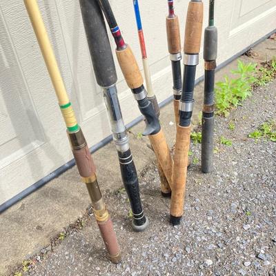 LOT 70: Large Collection of Assorted Sized Fishing Rods - Berkley, Penn, Silstar, Trimarc and More