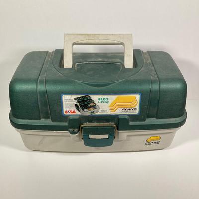 LOT 71: Plastimo Mini-B Compass in Original Box with Collection of Tackle, The Saltwater Fisherman's Bible and More