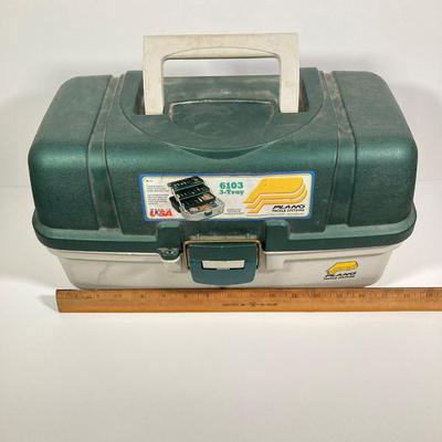 LOT 71: Plastimo Mini-B Compass in Original Box with Collection of Tackle, The Saltwater Fisherman's Bible and More