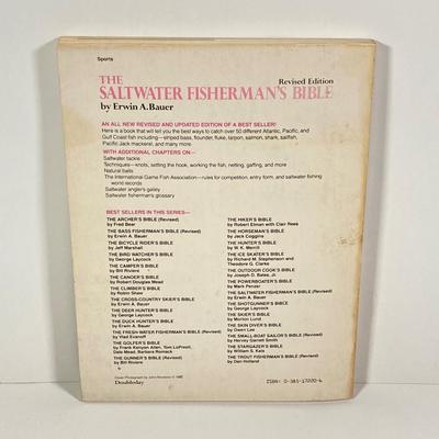 LOT 71: Plastimo Mini-B Compass in Original Box with Collection of Tackle, The Saltwater Fisherman's Bible and More