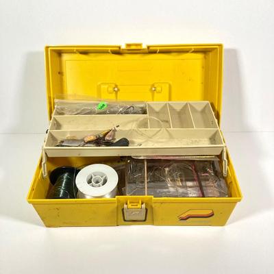 LOT 72: YCM Compass with Three Tackleboxes and Contents