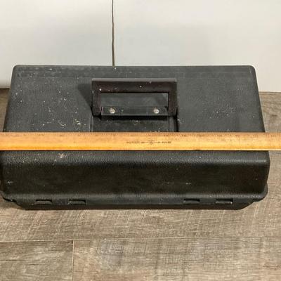 LOT 73: Black EON and Tackle Logic Tackleboxes with Bait, Lures, Tackle and More