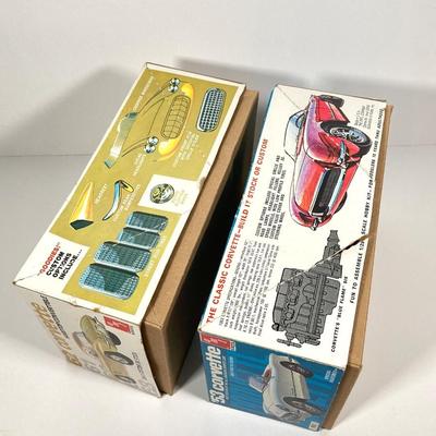 LOT 76: Vintage Toy Corvette Model Collection - 53 AMT Ertl, 62 AMT Ertl and MPC Super Sport Coupe