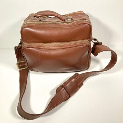 LOT 77: Vintage Nikon F 35mm Camera with Brown Coast Carrying Case and Accessories