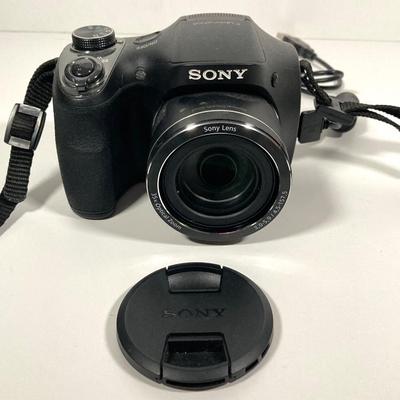 LOT 78: Sony Digital Camera Model DSC-H300 and Olympus Digital Camera Model C-3000 Zoom with Samsonite Carrying Case