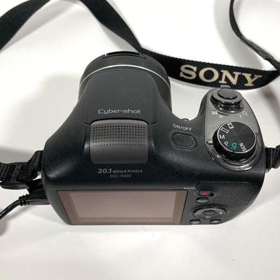 LOT 78: Sony Digital Camera Model DSC-H300 and Olympus Digital Camera Model C-3000 Zoom with Samsonite Carrying Case