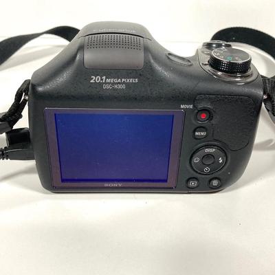 LOT 78: Sony Digital Camera Model DSC-H300 and Olympus Digital Camera Model C-3000 Zoom with Samsonite Carrying Case