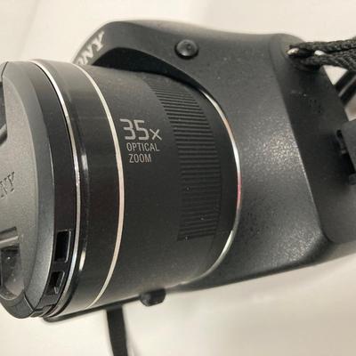 LOT 78: Sony Digital Camera Model DSC-H300 and Olympus Digital Camera Model C-3000 Zoom with Samsonite Carrying Case