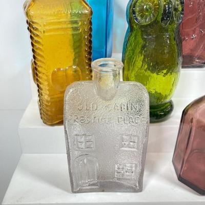 LOT 79: Collection of Colored / Clear Glass Bottles - Bitters, Wheaton and More