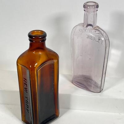 LOT 79: Collection of Colored / Clear Glass Bottles - Bitters, Wheaton and More