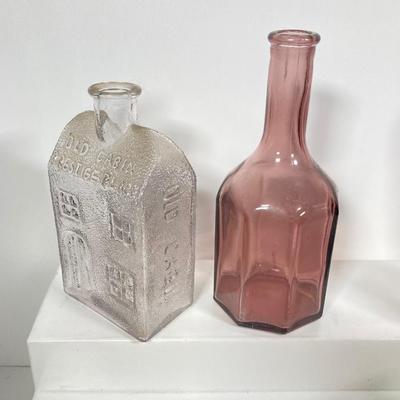 LOT 79: Collection of Colored / Clear Glass Bottles - Bitters, Wheaton and More