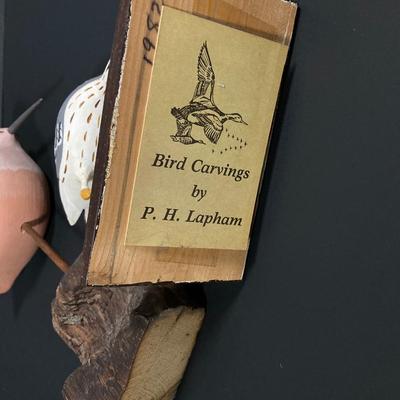 LOT 80: Hand Crafted Bird Collection - Carved Wood and Ceramic