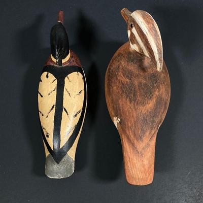 LOT 81: Beautiful Carved Wood Duck / Decoy Collection