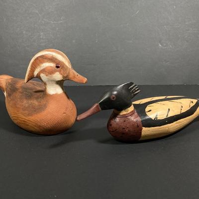 LOT 81: Beautiful Carved Wood Duck / Decoy Collection