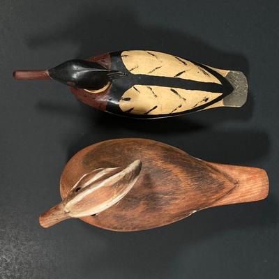 LOT 81: Beautiful Carved Wood Duck / Decoy Collection