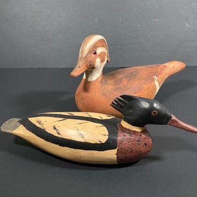 LOT 81: Beautiful Carved Wood Duck / Decoy Collection