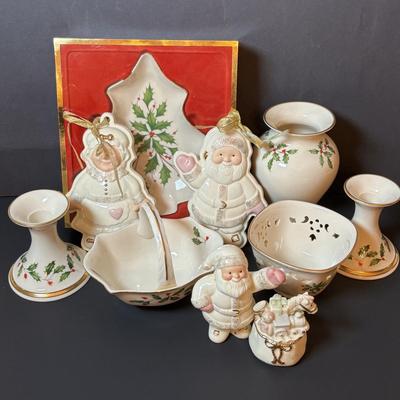 LOT 83: Holiday Lenox Collection