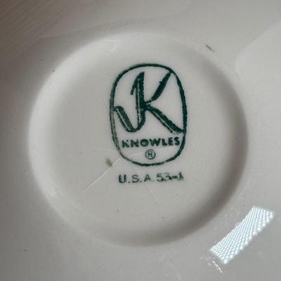 LOT 85: Vintage Knowles Forsythia Collection