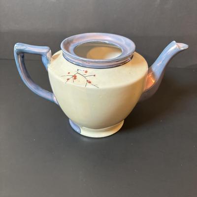 LOT 88: Collection of Hand Painted China including a Tea Set, Salt/Pepper Shakers & Decorative Plate