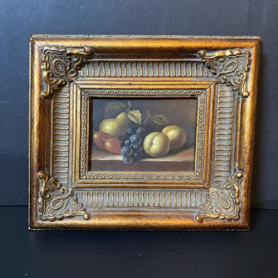 LOT 89: Home Decor Wall Sconces/Shelves & Still Life Print, Capodimonte Basket of Flowers,Glass Dual Light Candlestick/Holder...