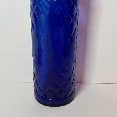 LOT 93: Colbalt Blue Collection: Westmoreland Small Footed Trinket Dish w/Lid, Hofbauer Brydes Three Footed Candy Dish & Home Decor...