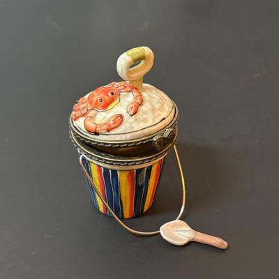 LOT 217: Boats on Dune Signed M, Weston Painting, Pottery Fish Platters, Eldreth Salt Glaze Pottery Cat
