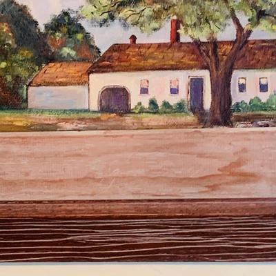 LOT 109 Rustic Framed Scenic Rural Wall Art