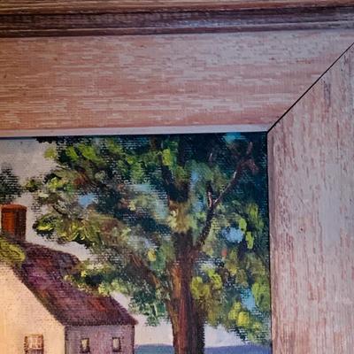 LOT 109 Rustic Framed Scenic Rural Wall Art