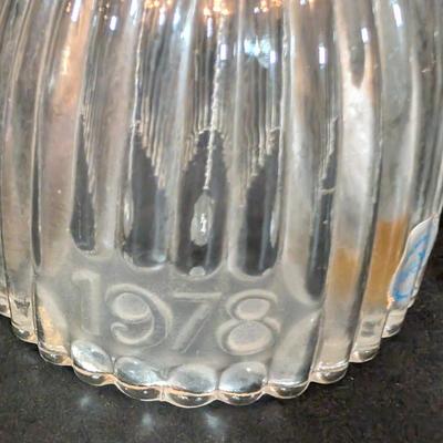 LOT 125: Indiana Glass Thumbprint Style Compote w/Gold Trim, Goebel Bells, Ansley Bells & More
