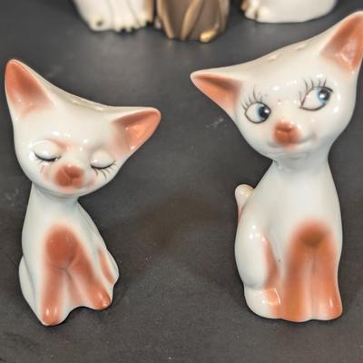 LOT 127:Holt Howard, Cute Kitten Collection of Salt and Pepper Shakers
