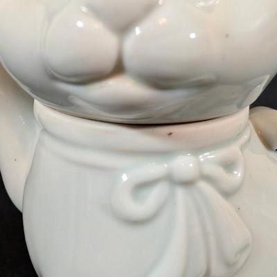 LOT 135: Vintage Enesco Poodle Dog & Butterfly Salt/Pepper, Creamer/Sugar Set,
