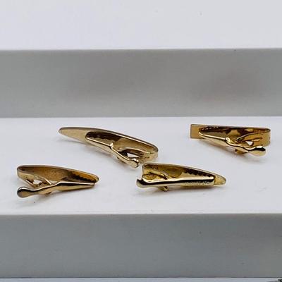 LOT 164: Large Assortment of Vintage Tie Bars and a Seiko Watch