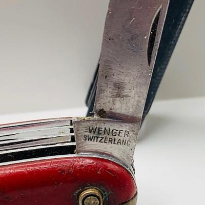 LOT 165: Collection of Folding Pocket Knifes by Frost, Wenger, and More