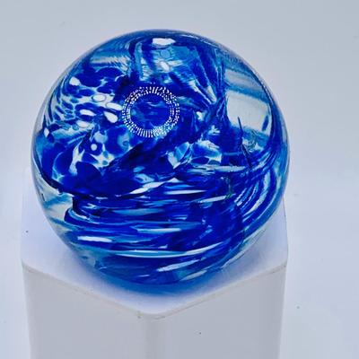 LOT 166: Collection of Three Art Glass Paperweights