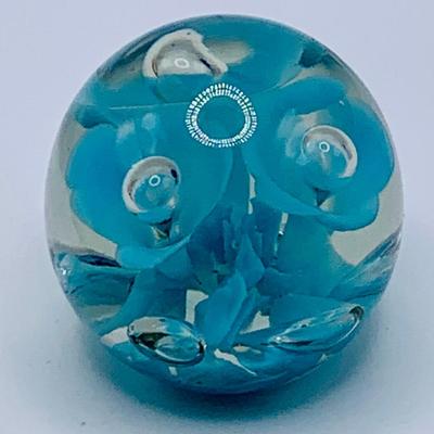 LOT 166: Collection of Three Art Glass Paperweights