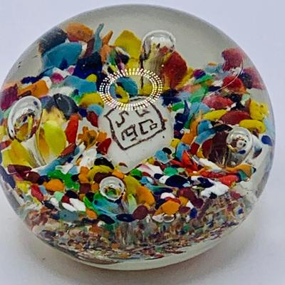 LOT 166: Collection of Three Art Glass Paperweights