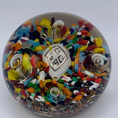 LOT 166: Collection of Three Art Glass Paperweights