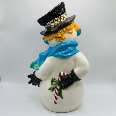 LOT 175: Assortment of Ceramic and Porcelain and Other Holiday Snowmen Featuring Two (2) Lenox Figurines and Willirays Studio Resin...