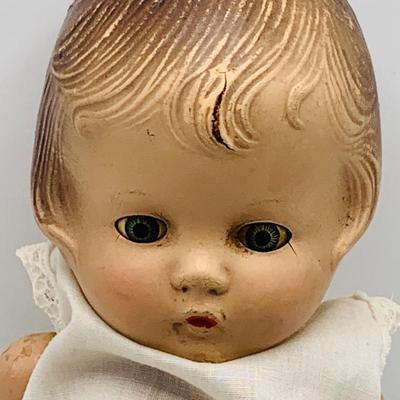 LOT 178: Collection of Vintage Toys Including Composite Doll, Disney Three Little Pigs Anniversary Plates, Mickey Mouse Digital. Clock...