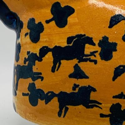 LOT 179: Timo Sarvimaki Signed Ceramic Horse and Planter and Art Books