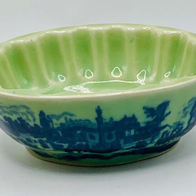 LOT 180: Victoria Ware Ironstone Bowl, Ceramic Cat Planter, Vintage Dog Picture, and Much More