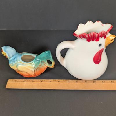 LOT 190: Chickens & Duck Salt/Pepper Shakers