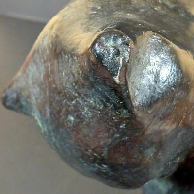 LOT 193: Austin Products Black Cat "Feline Study" Sculpture