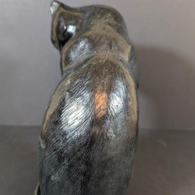 LOT 193: Austin Products Black Cat "Feline Study" Sculpture