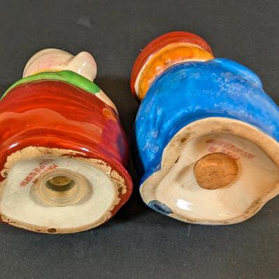 LOT 195: Collection of Salt/Pepper Shakers: Old and New