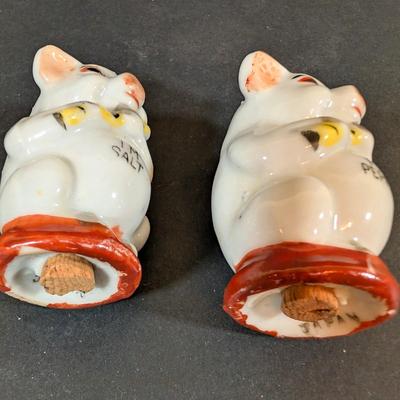 LOT 195: Collection of Salt/Pepper Shakers: Old and New