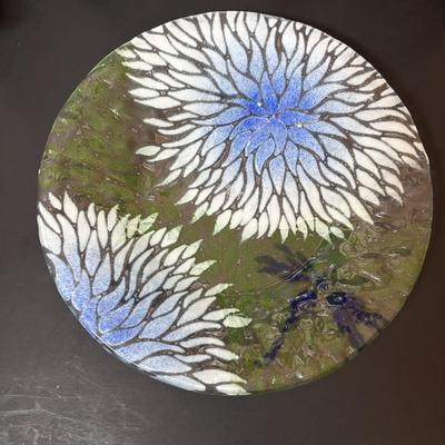 LOT 220: Fused Glass Plate Collection