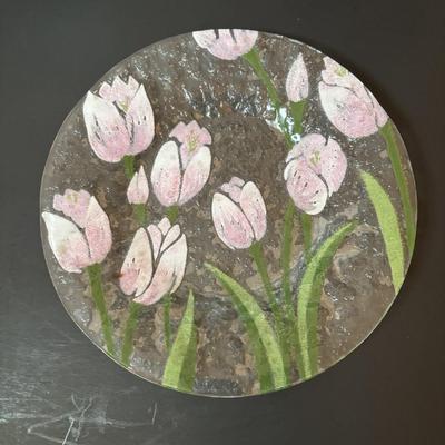 LOT 220: Fused Glass Plate Collection